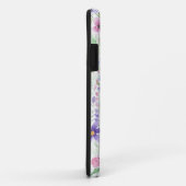Coques Case-Mate iPhone Fleurs d'aquarelle violet rose du pays (Dos/Droite)