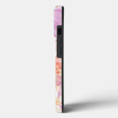 Coques Case-Mate iPhone Fleurs d'aquarelle violette gris (Verso / Gauche)