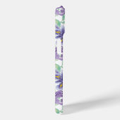 Coques Case-Mate iPhone Fleurs d'aquarelle violette jaune Iris (Verso / Droite)
