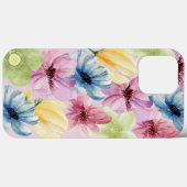 Coques Case-Mate iPhone Fleurs d'aquarelles gaies (Verso (horizontal))
