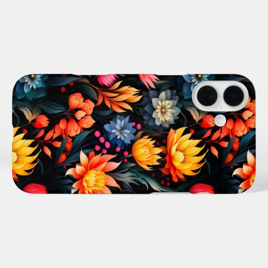 Coques Case-Mate iPhone Fleurs d'art (Verso (horizontal))