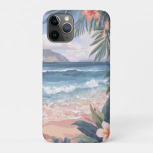 Case-Mate iPhone Case Fleurs d'art de plage Hawaï