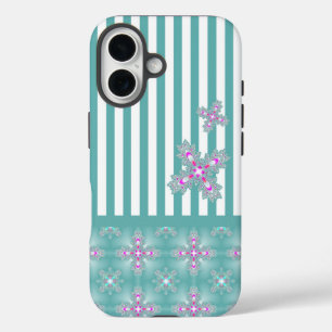 Coques iPhone 16 Fleurs d'art rétro