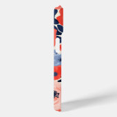 Coques Case-Mate iPhone Fleurs de aquarelle bleue blanche rouge moderne co (Verso / Droite)