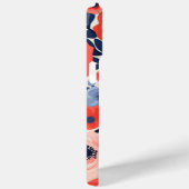 Coques Case-Mate iPhone Fleurs de aquarelle rouge blanc bleu modernes colo (Verso / Droite)