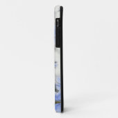 Coques Case-Mate iPhone Fleurs de bleu (Dos/Gauche)