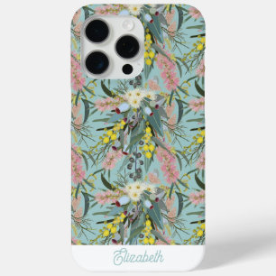 Coque iPhone 15 Pro Max Fleurs de brousse natives australiennes personnali