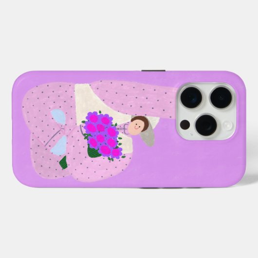 Coques Case-Mate iPhone Fleurs de câlin (Verso (horizontal))