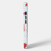 Coques Case-Mate iPhone Fleurs de célébration et pois (Verso / Gauche)
