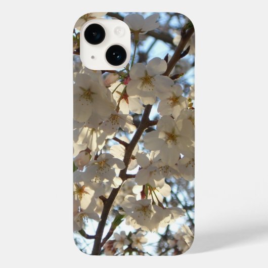 Coques Case-Mate iPhone Fleurs de cerises du soir I Printemps Floral (Verso)
