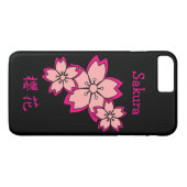 Coques Case-Mate iPhone Fleurs de cerisier (Dos (Horizontal))