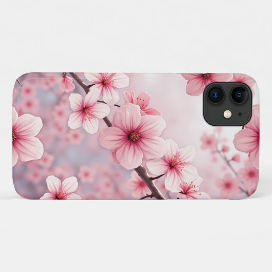 Coques Case-Mate iPhone fleurs de cerisier (Dos (Horizontal))