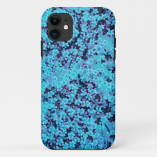 Coques Pour iPhone Fleurs de cerisier bleues