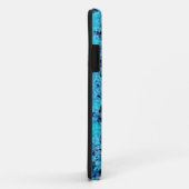 Coques Case-Mate iPhone Fleurs de cerisier bleues (Dos/Droite)