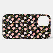 Coques Case-Mate iPhone Fleurs de cerisier, design japonais (Verso (horizontal))