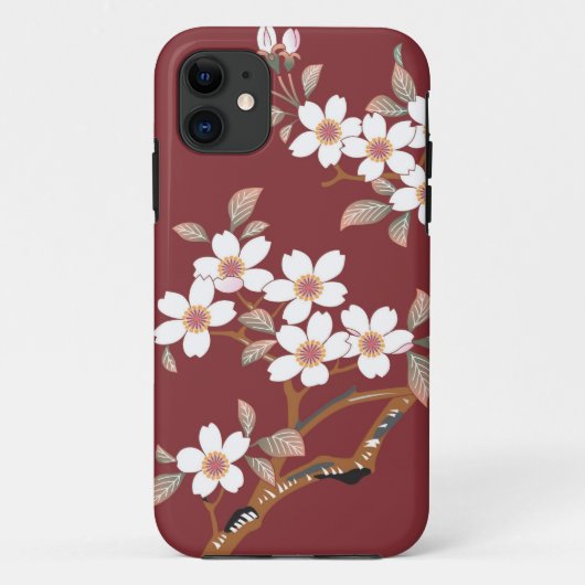 Coques Case-Mate iPhone Fleurs de cerisier japonaises (Dos)