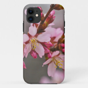 Etui iPhone Case-Mate Fleurs de cerisier japonaises roses sur un ciel gr