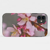Coques Case-Mate iPhone Fleurs de cerisier japonaises roses sur un ciel gr (Dos (Horizontal))