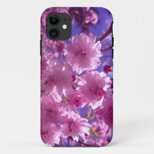 Coque iPhone 11 Fleurs de cerisier roses