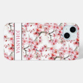 Coques Case-Mate iPhone Fleurs de cerisier Sakura japonaises  (Verso (horizontal))