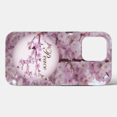 Coques Case-Mate iPhone Fleurs de cerisiers (Verso (horizontal))