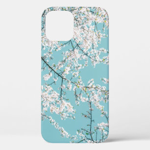 Case-Mate iPhone Case Fleurs de cerisiers : tendance florale turquoise