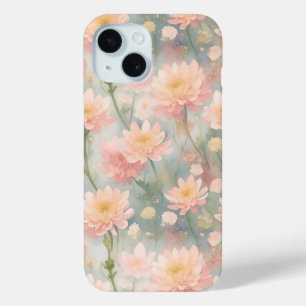 Coque Pour iPhone 15 Fleurs de chrysanthème