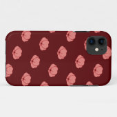 Coques Case-Mate iPhone Fleurs de chrysanthème japonais rose (Dos (Horizontal))