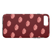 Coques Case-Mate iPhone Fleurs de chrysanthème japonais rose (Dos (Horizontal))