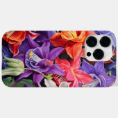 COQUES Case-Mate iPhone FLEURS DE COLUMBINE COLORÉES CLAIREMENT (Verso (horizontal))