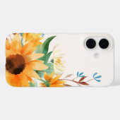 Coques Case-Mate iPhone Fleurs de couleur aquarelle (Verso (horizontal))