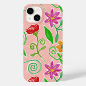 Coques Case-Mate iPhone fleurs de couleur mignonne (Verso)