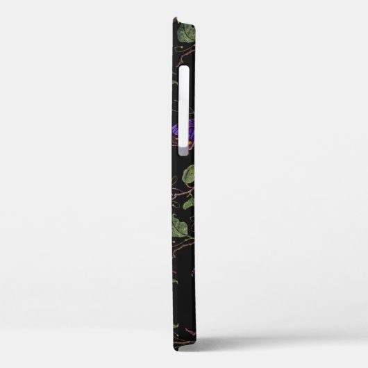 Coques Case-Mate iPhone Fleurs de datura brodées : Art Botanique (Verso / Gauche)