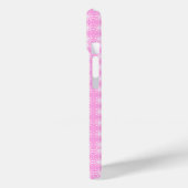 Coques Case-Mate iPhone Fleurs de démarrage blanches sur rose (Verso / Gauche)