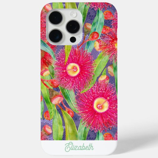 Coques Case-Mate iPhone Fleurs de eucalyptus de printemps moderne après la (Verso)