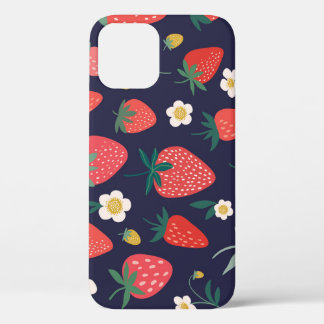 Case-Mate iPhone Case Fleurs de fraises et fruits : Motif décoratif