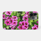Coques Case-Mate iPhone Fleurs De Géranium Rose Chaud Cultivant Sur Un Bus (Dos (Horizontal))