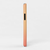 Coques Case-Mate iPhone Fleurs de gradient de coucher d'or moderne Monogra (Dos/Droite)