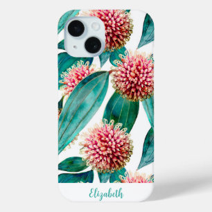 Coque Pour iPhone 15 Fleurs de Hakea Laurina sur coussin personnalisées