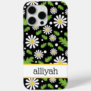 Coque iPhone 15 Pro Max Fleurs de Hippie Rétro Motif Marguerite