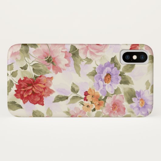 Coques Case-Mate iPhone Fleurs de jardin (Dos (Horizontal))