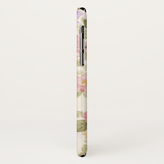 Coques Case-Mate iPhone Fleurs de jardin (Dos/Gauche)