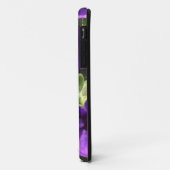 Coques Case-Mate iPhone Fleurs de jardin pourpres (Dos/Gauche)