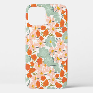 Case-Mate iPhone Case Fleurs de jardin : rose, orange sans soudure