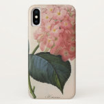 Etui iPhone Case-Mate Fleurs de Jardin vintages, Hydrangée Rose Hortensi<br><div class="desc">Illustration vintage image florale botanique avec une grande floraison d'Hydrangea rose. Aussi connu sous le nom de Hortensia. Art de l'artiste et botaniste Pierre Joseph Redoute.</div>