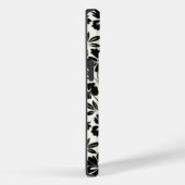 Coques Case-Mate iPhone Fleurs de la main noire et blanche (Verso / Droite)