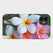 Coques Case-Mate iPhone Fleurs de la Plumeria hawaïenne (Dos (Horizontal))