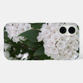 Coques Case-Mate iPhone Fleurs de laurier blanc (Verso (horizontal))