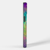 Coques Case-Mate iPhone Fleurs de Lotus colorées personnalisées (Verso / Droite)