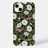 Coques Case-Mate iPhone Fleurs de lune et sphinx Mois (Verso)